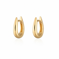 Claw Huggie Earrings - Gold