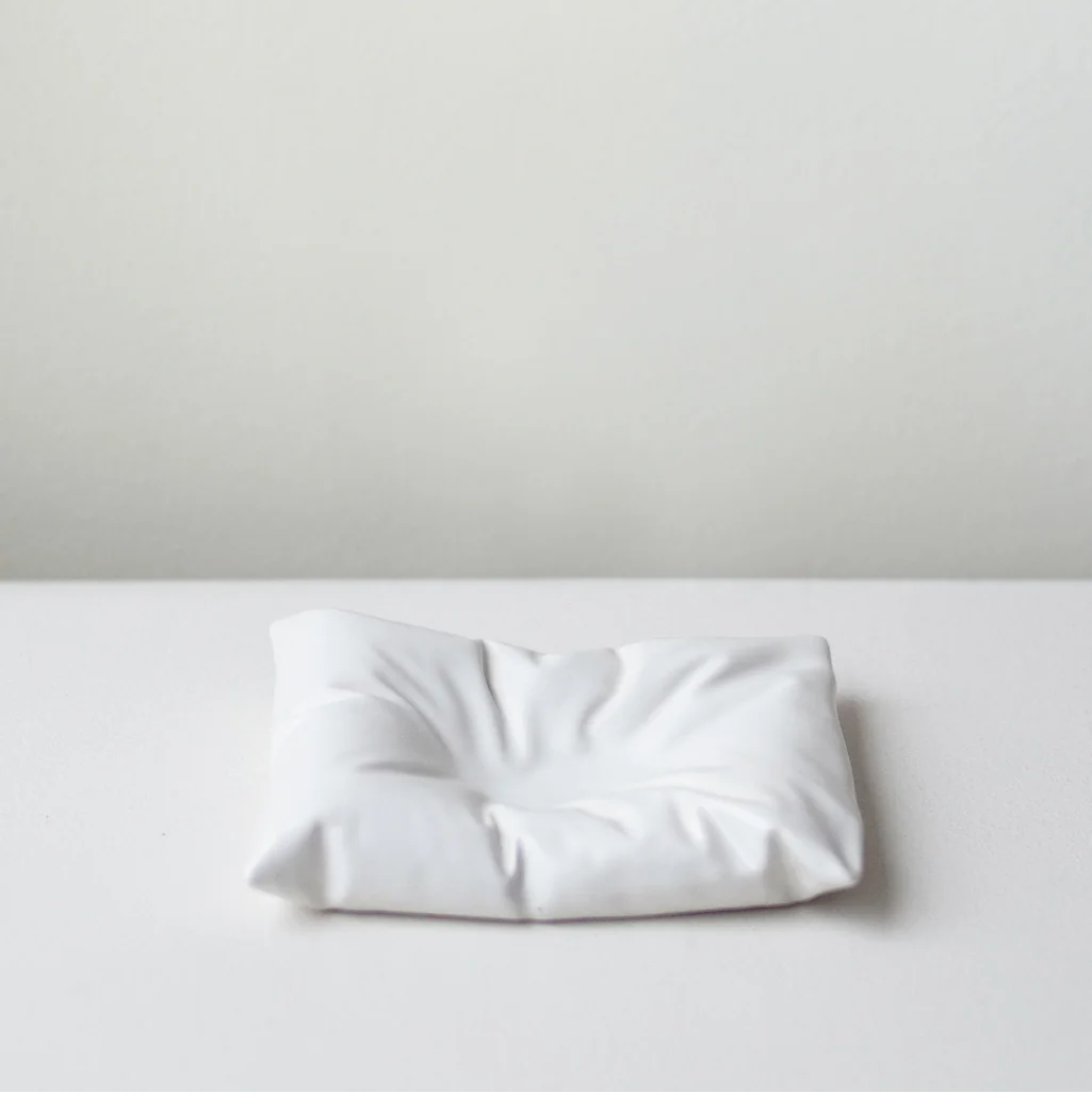 Plush - Ceramic Cushion Matte White