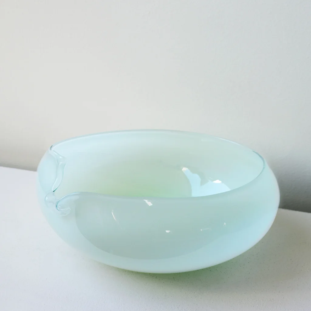 Glass Bowl - Mint Green