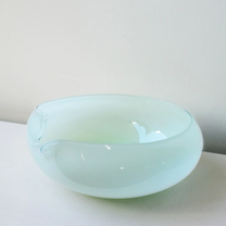 Glass Bowl - Mint Green