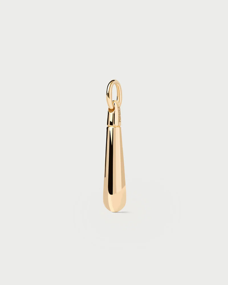Large Drop Gold Pendant