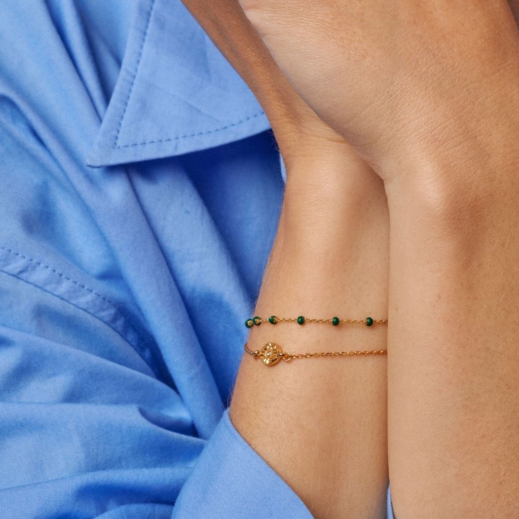 Lola Bracelet Petrol Green