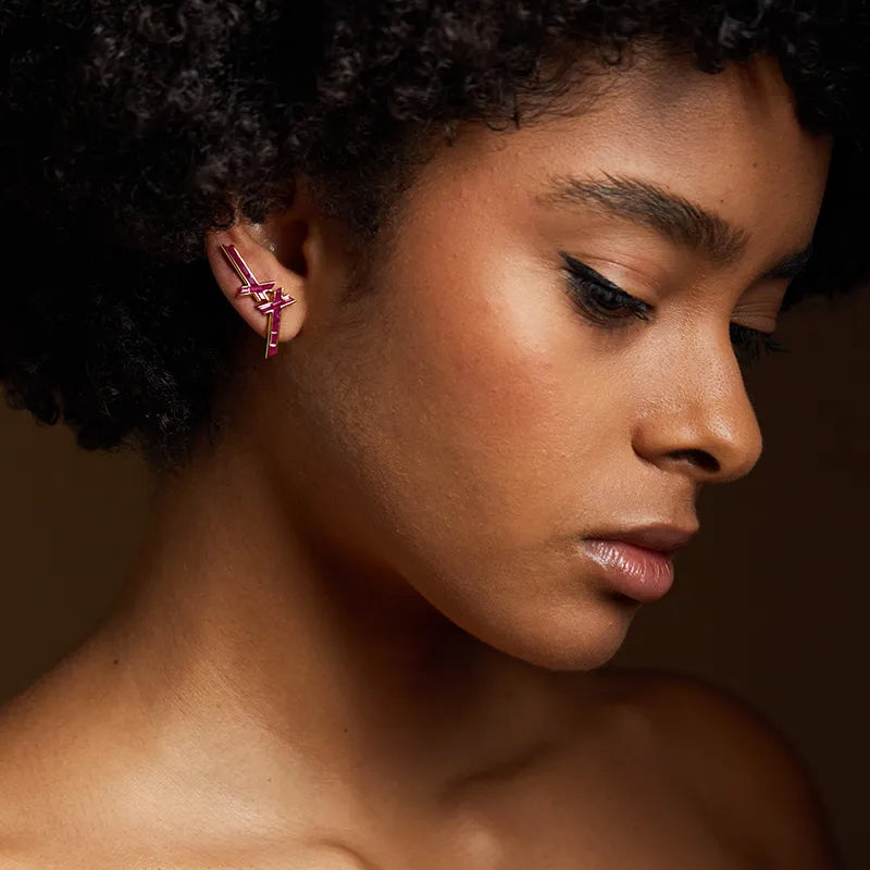 Gold Vermeil Lucky Star Pearl Earrings