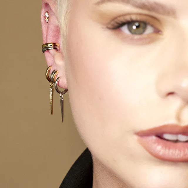 Mixed Metal Ear Cuff
