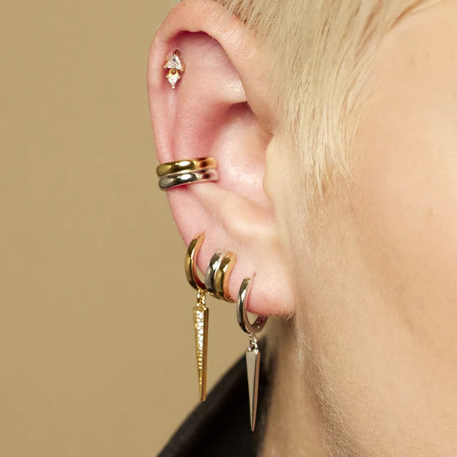 Mixed Metal Ear Cuff