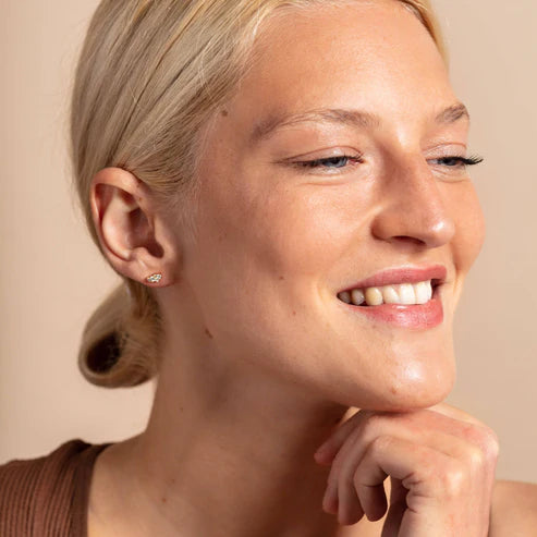 Sparkly Gold Galaxy Earrings