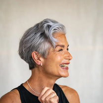 Sparkly Silver Galaxy Huggie Hoops