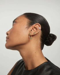 Green Aventurine Nomad Hoops