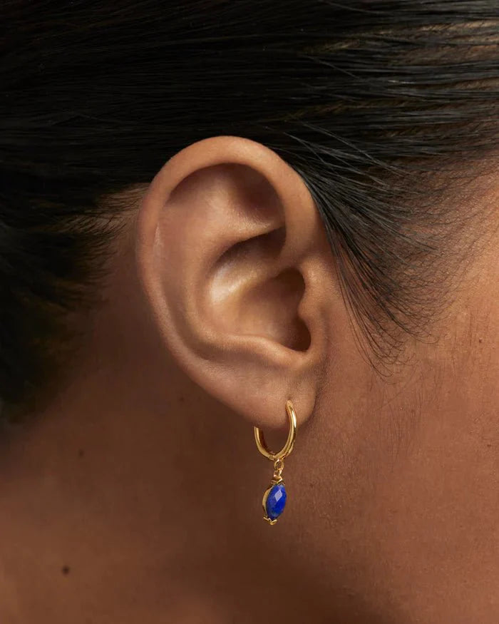 Lapis Lazuli Nomad Hoops