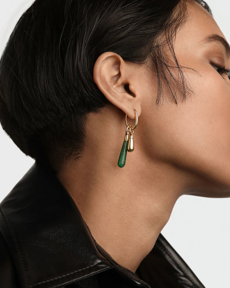 Green Aventurine Large Drop Pendant