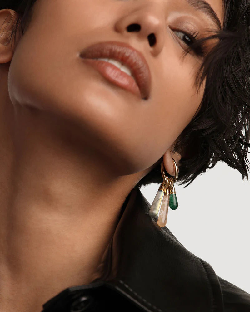 Labradorite Large Drop Pendant