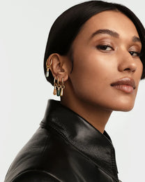 Labradorite Jupiter Single Hoop