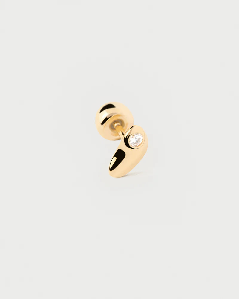 Delta single stud earring