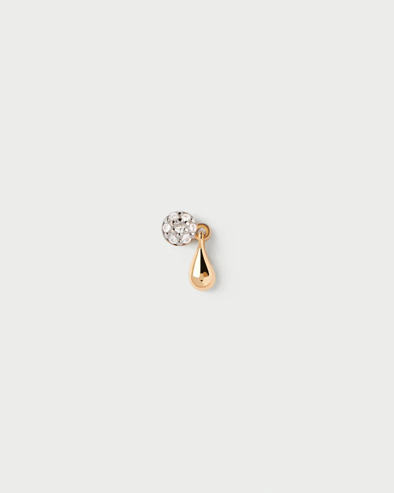 Diamonds and gold Noe single earring