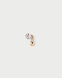 Diamonds and gold Noe single earring