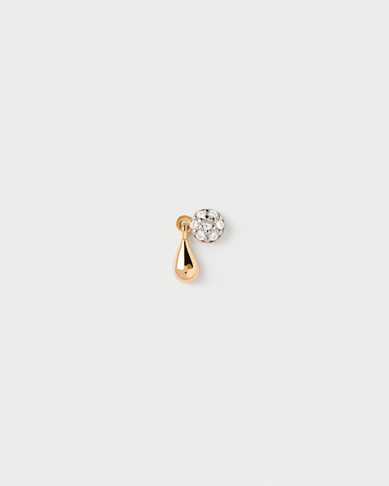 Diamonds and gold Noe single earring