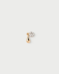 Diamonds and gold Noe single earring