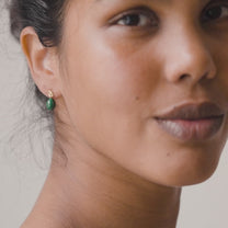 Poe Petrol Green Studs