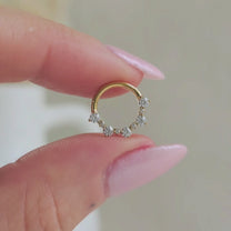 Gold CAMILLE Daith Hoop