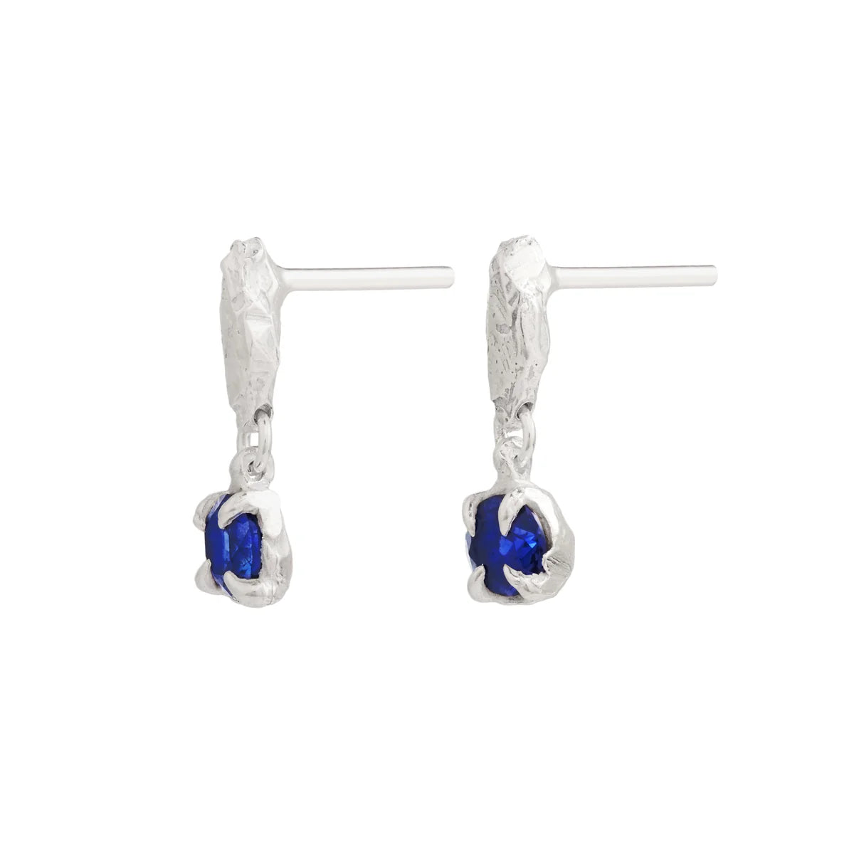 Mini Tota Blue Sapphire Argenti Earrings
