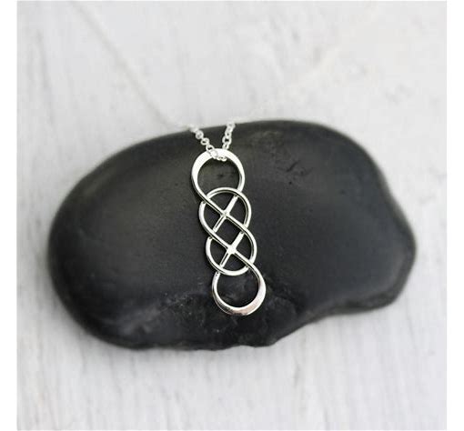 Sterling Silver Intertwined Infinity Link Component