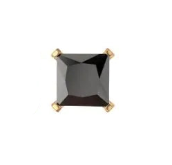 2mm Square 24kt Gold PVD Titanium Threadless Top