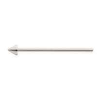 Titanium Spike Top Nose Pin