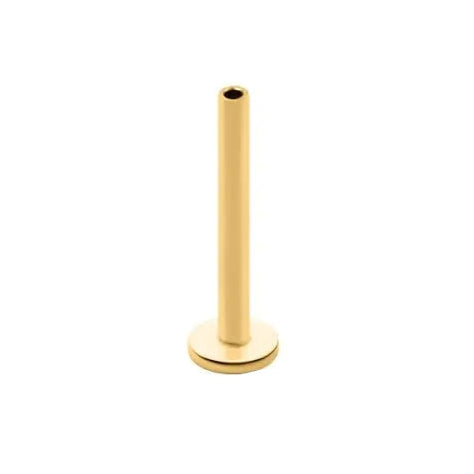24KT Gold PVD Titanium Threadless Labret 4mm Base