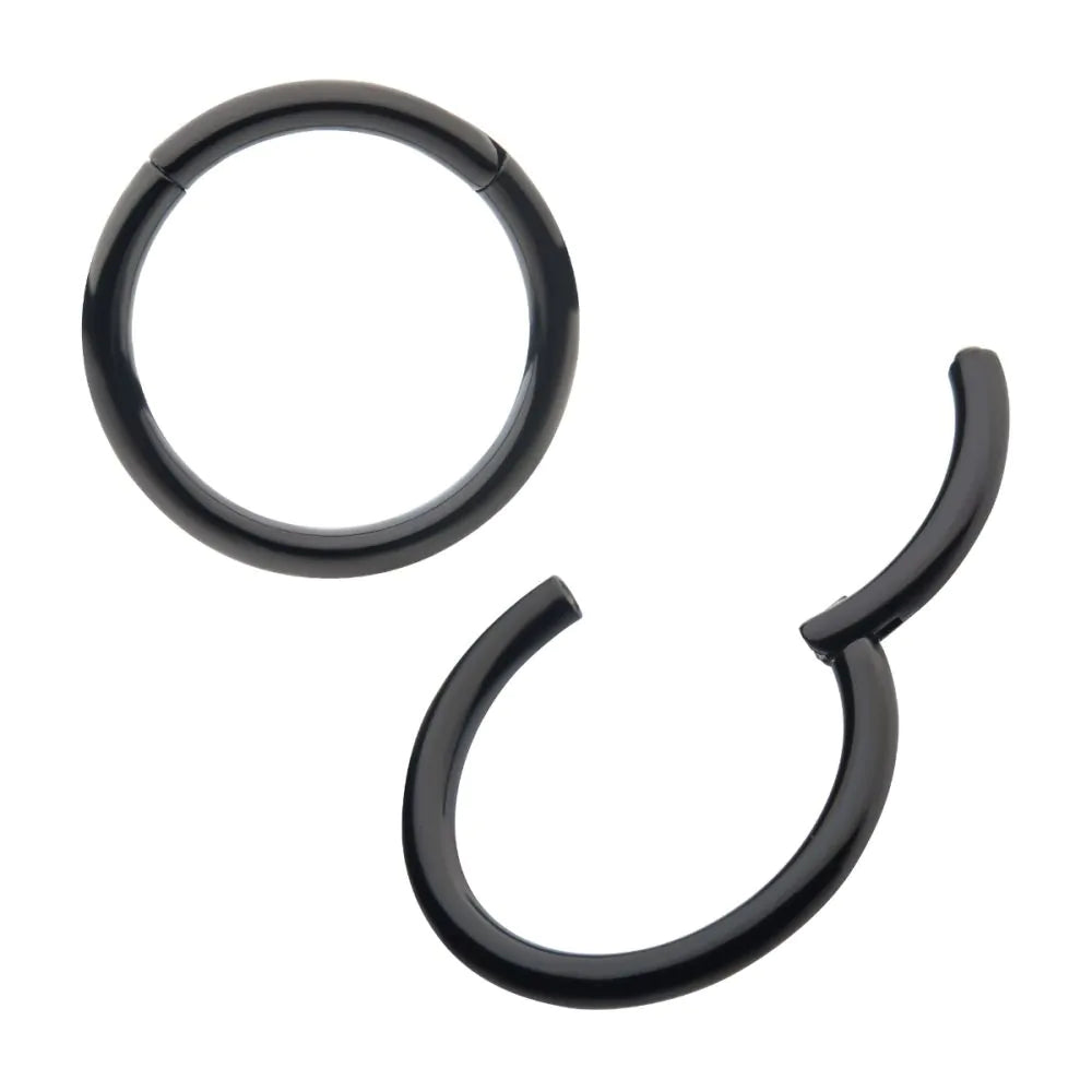 Black PVD Titanium Basic Hinged Segment Clicker