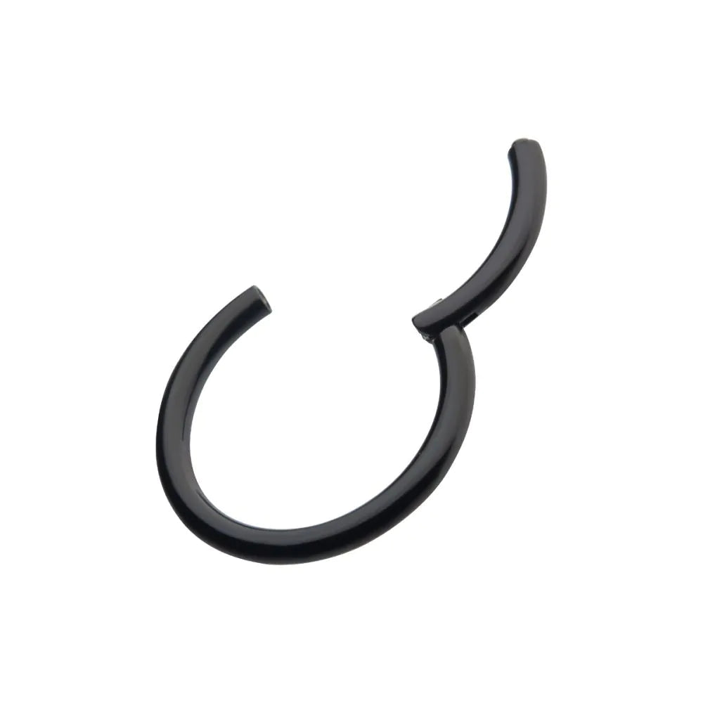 Black PVD Titanium Basic Hinged Segment Clicker