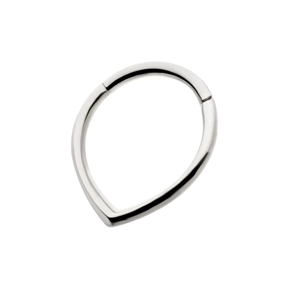 Titanium Teardrop Hinged Segment Clicker
