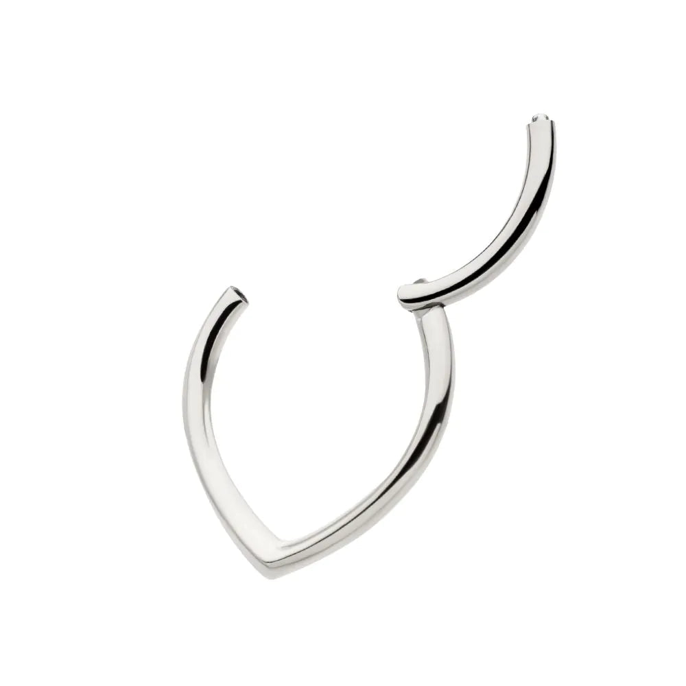 Titanium Teardrop Hinged Segment Clicker