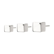 Titanium Threadless 3D Cube Top