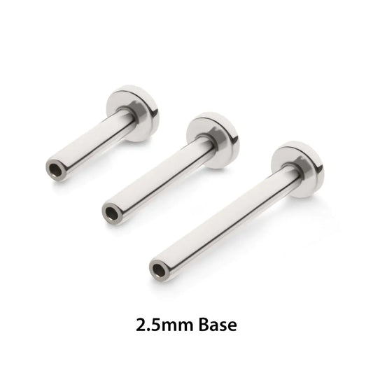 Titanium Threadless Labret 2.5mm Base