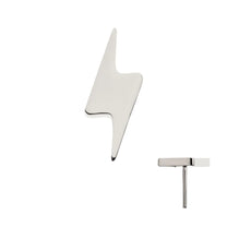 Titanium Threadless Lightning Bolt Top