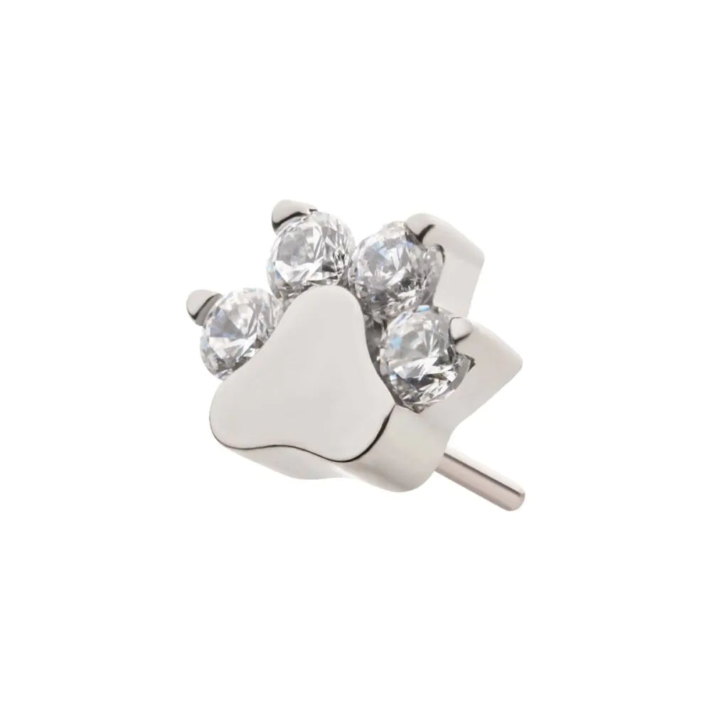 Titanium Threadless Paw Top