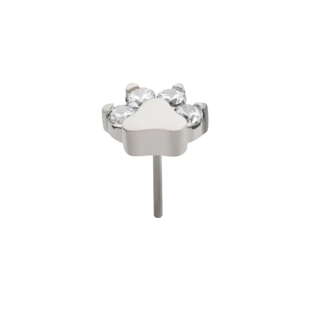 Titanium Threadless Paw Top