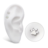 Titanium Threadless Paw Top