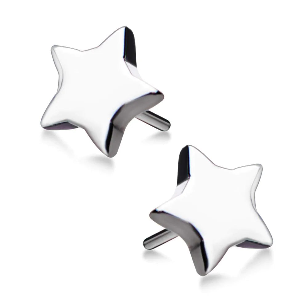 Titanium Threadless Star Top